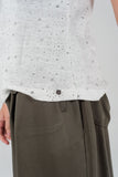 T-shirt branco com impressão das estrelas