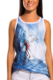 T-shirt com impressão surf