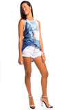 T-shirt com impressão surf