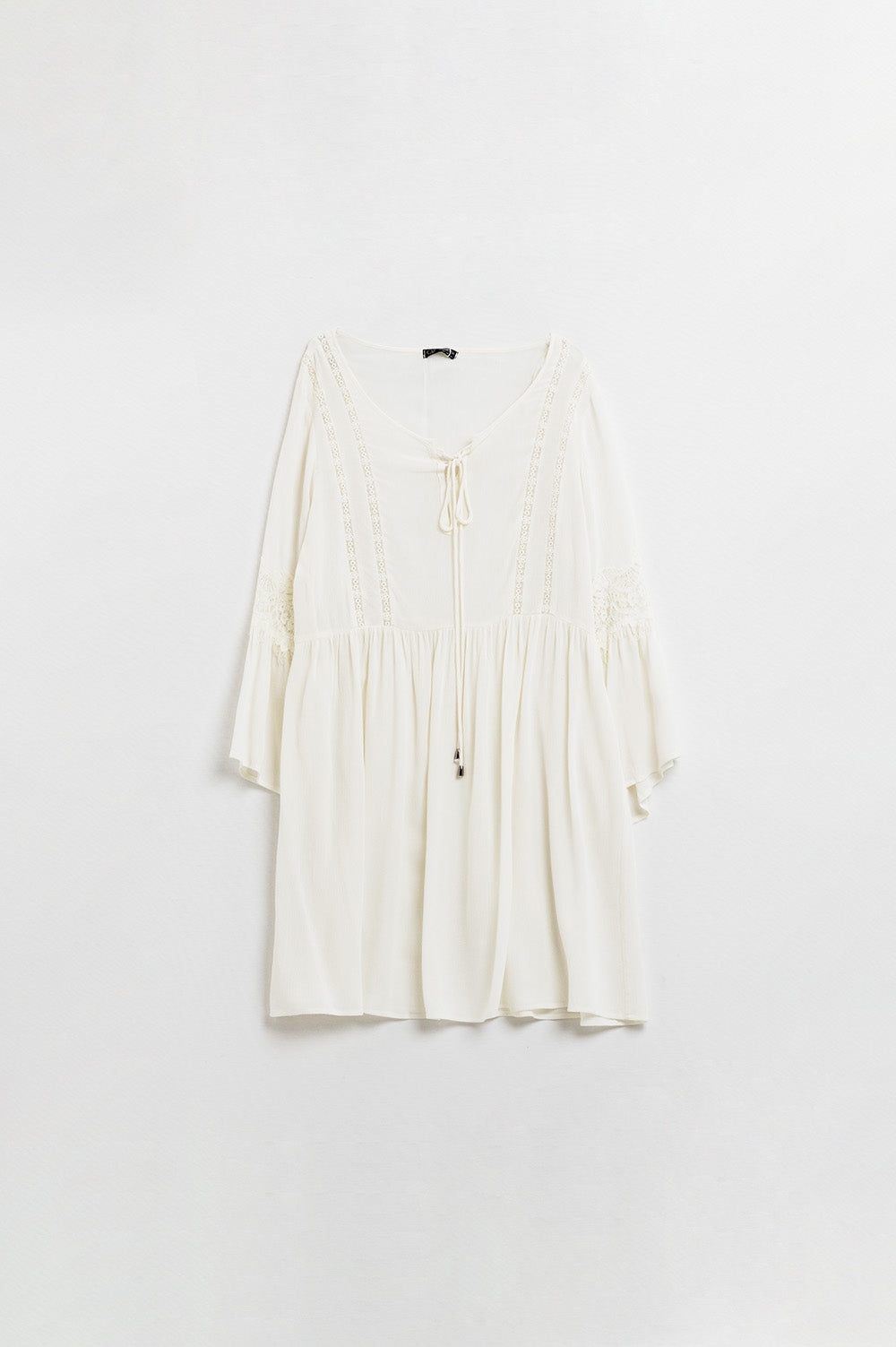 Q2 Vestido com folhos