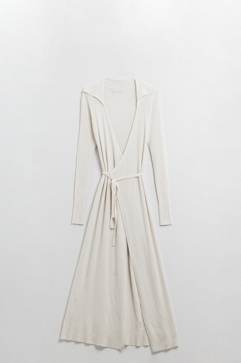 Q2 Vestido de malha creme