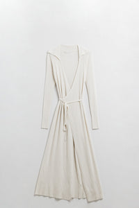 Q2 Vestido de malha creme