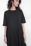 Vestido midi de avental popeline