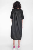 Vestido midi de avental popeline