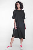 Q2 Vestido midi de avental popeline