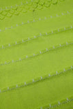Vestido midi sem mangas Lime com decote em V e design em croché