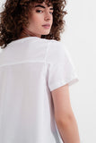 Vestido t-shirt em branco