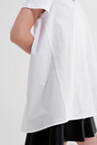 Vestido t-shirt em branco