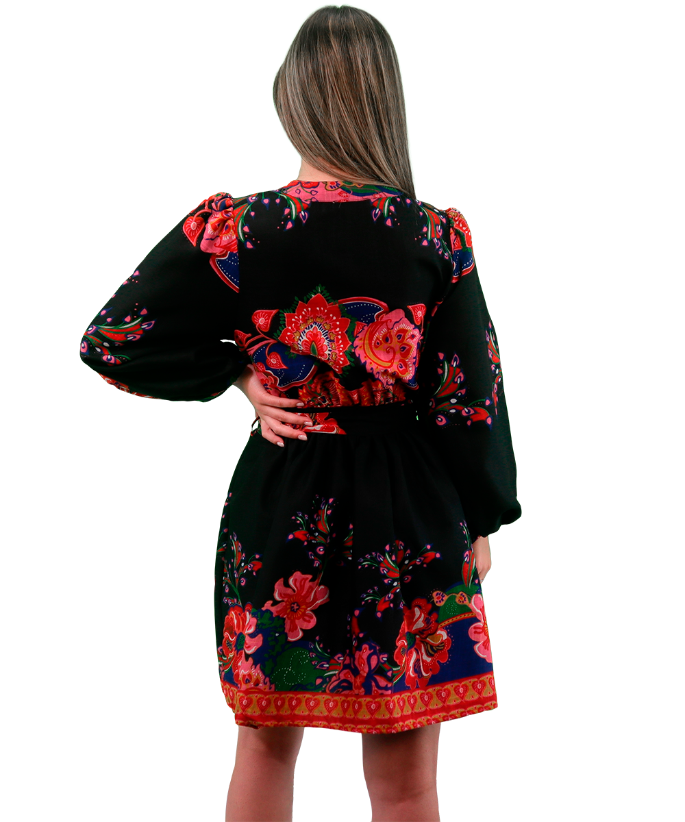 Vestido de trespasse