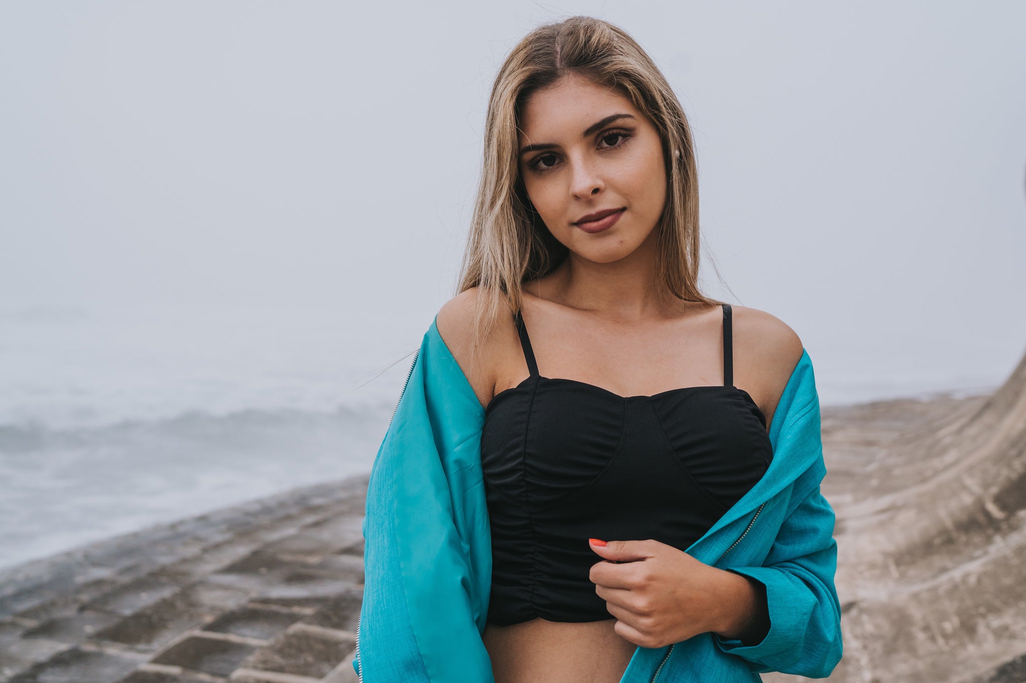 Top preto Camila