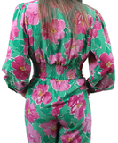 Top com flores