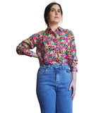 Camisa com flores