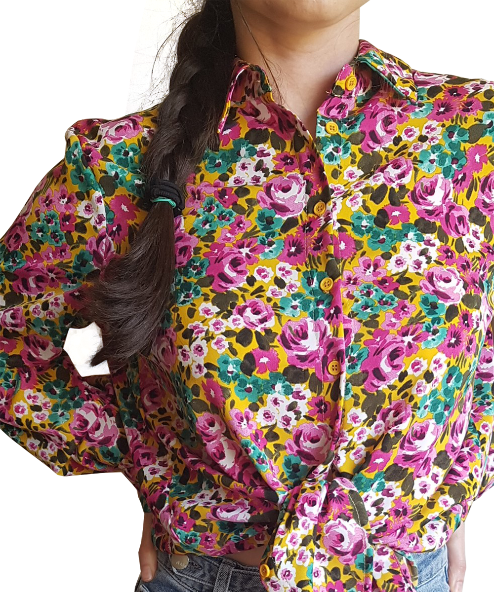 Camisa com flores