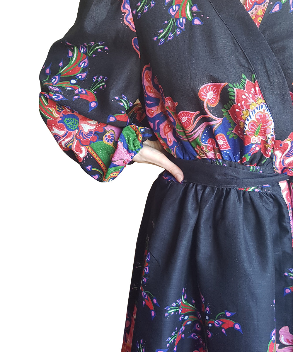 Vestido de trespasse