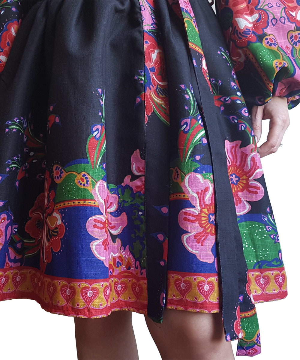 Vestido de trespasse